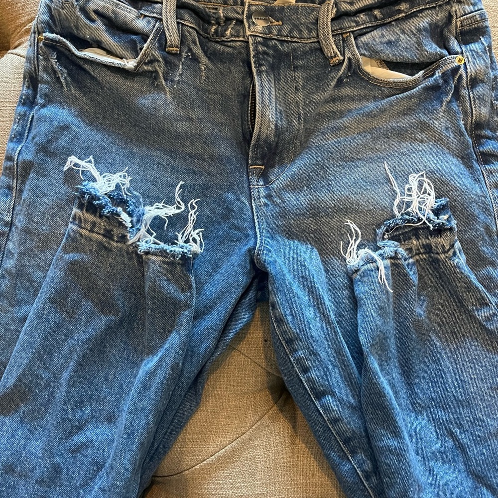 Frame Le skinny crop jeans, perfect condition.